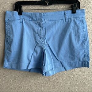 J. Crew Blue Cotton 4” Stretch Chino Shorts